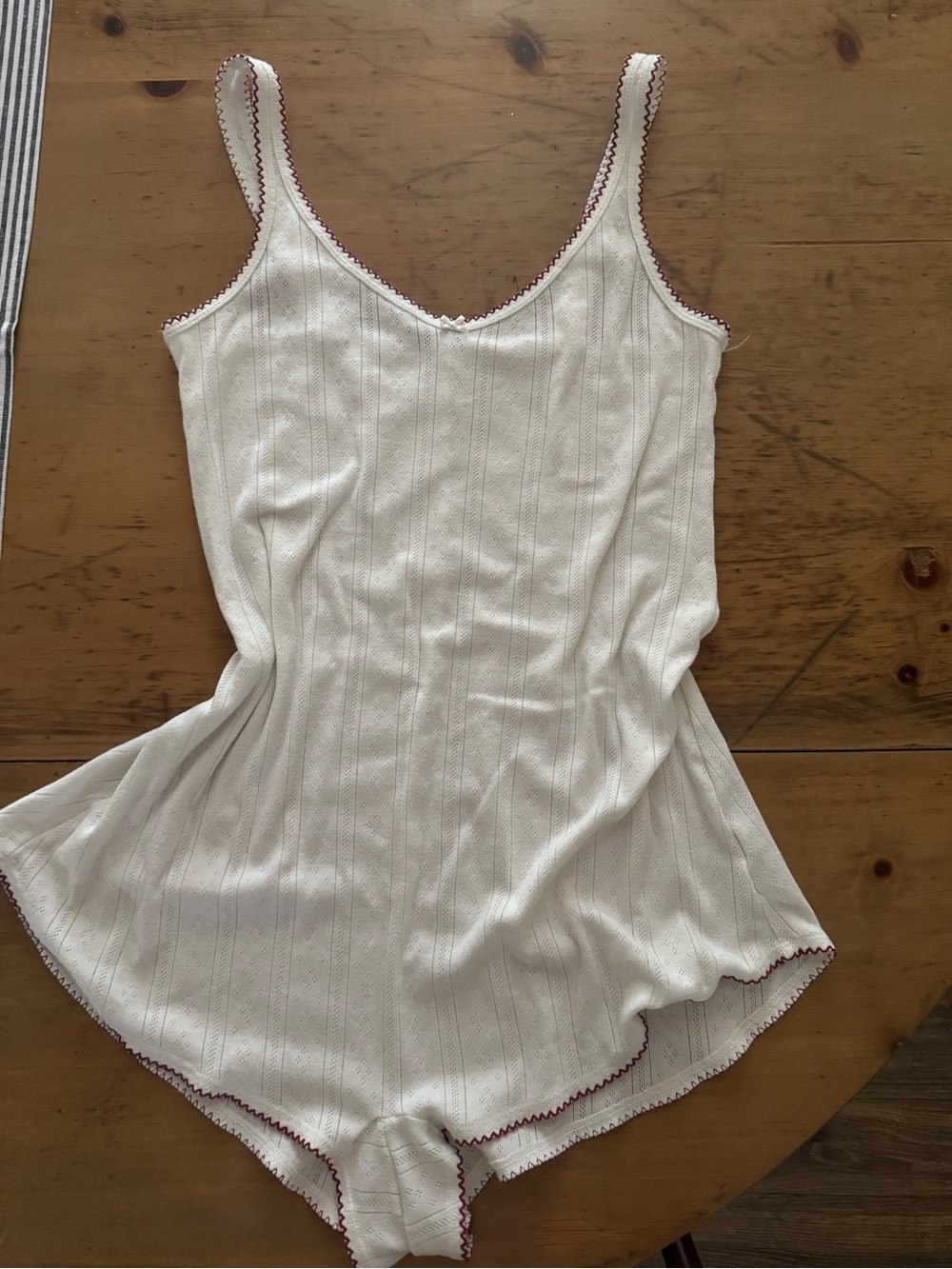 aerie pointelle cottage core romper